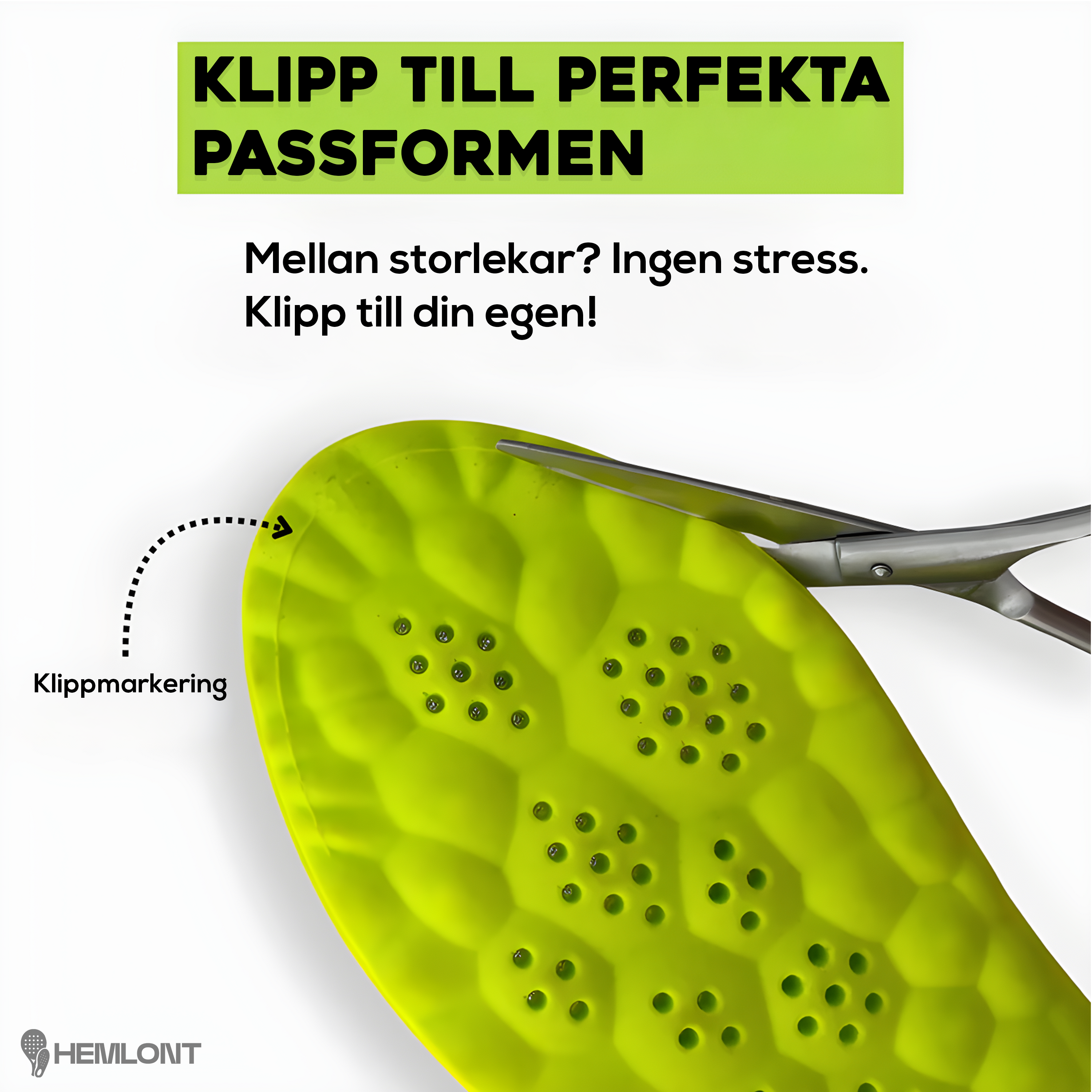 Hemlont™ – Padel Innersulor för Lättare Steg & Mindre Smärta